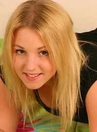 nubile and youthful blonde girl